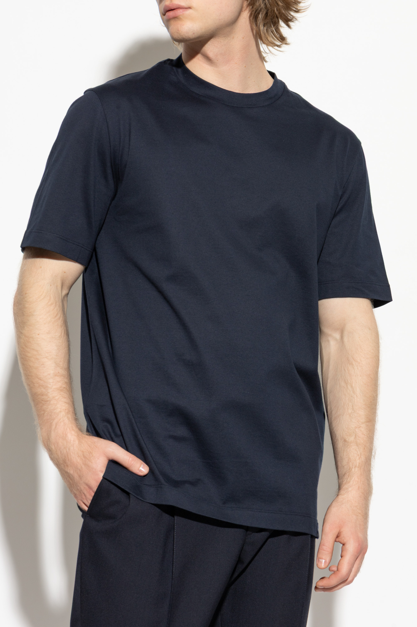 Brioni T-shirt with patch | Men's Clothing | Vitkac